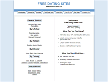 Tablet Screenshot of freedating-sites.com